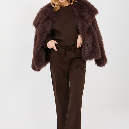 Women Viscose Elastane Sweatshirt and Pants Set for Everyday Casual - Très Elite