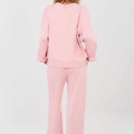 Women Viscose Elastane Sweatshirt and Pants Set for Everyday Casual - Très Elite