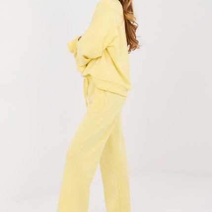 Women Viscose Elastane Sweatshirt and Pants Set for Everyday Casual - Très Elite
