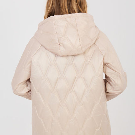 Lightweight Quilted Women's Transitional Jacket With Hood For Spring And Summer - Très Elite