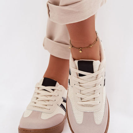 Low Cut Womens Sneakers Eco Leather And Textile For Everyday Wear - Très Elite
