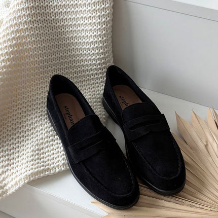 Womens Moccasins Made Of Soft Eco Suede With Classic Cut For Everyday Wear - Très Elite