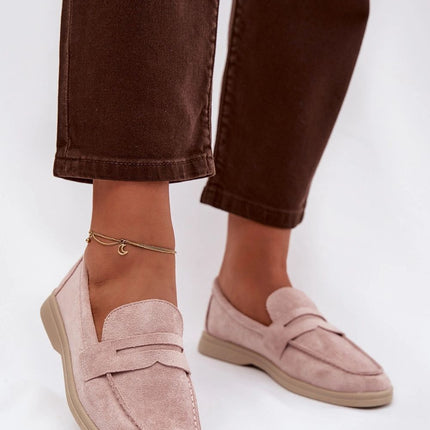 Womens Moccasins Made Of Soft Eco Suede With Classic Cut For Everyday Wear - Très Elite