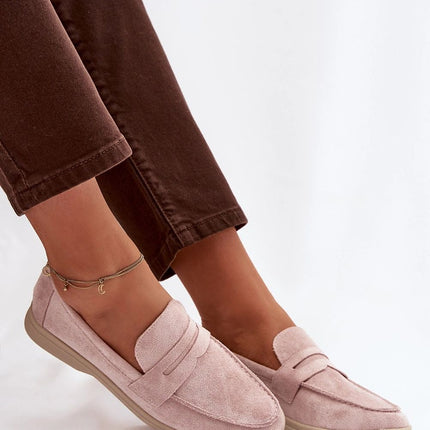 Womens Moccasins Made Of Soft Eco Suede With Classic Cut For Everyday Wear - Très Elite