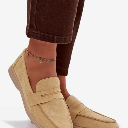 Womens Moccasins Made Of Soft Eco Suede With Classic Cut For Everyday Wear - Très Elite