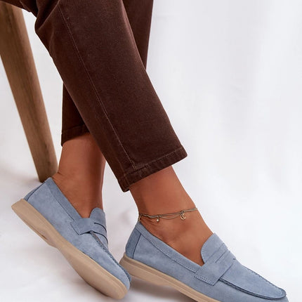 Womens Moccasins Made Of Soft Eco Suede With Classic Cut For Everyday Wear - Très Elite