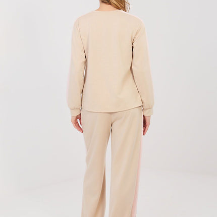 Women's Cozy Tracksuit Set With Sweatshirt And Pants Soft Loungewear - Très Elite