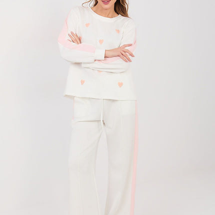 Women's Cozy Tracksuit Set With Sweatshirt And Pants Soft Loungewear - Très Elite