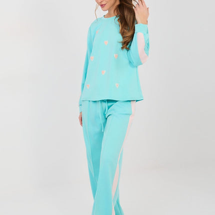 Women's Cozy Tracksuit Set With Sweatshirt And Pants Soft Loungewear - Très Elite
