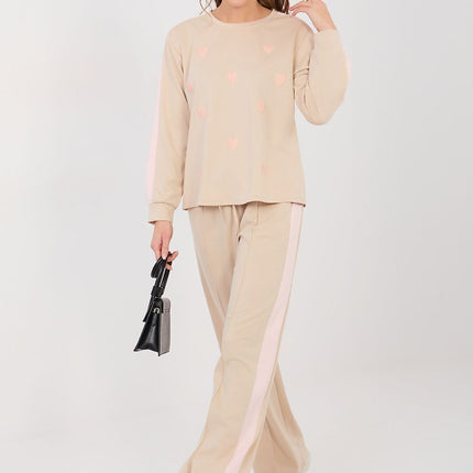 Women's Cozy Tracksuit Set With Sweatshirt And Pants Soft Loungewear - Très Elite