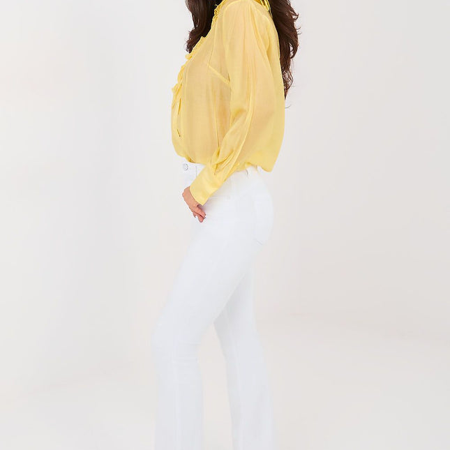 Women's Bell Bottom Jeans High Waisted Wide Leg Retro Style - Très Elite