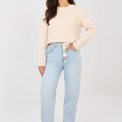 Womens Balloon Fit Jeans Model 224312 Looser Hips Thighs Tapered Leg - Très Elite
