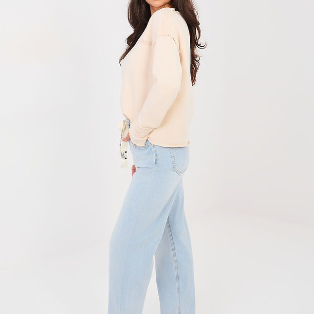 Womens Balloon Fit Jeans Model 224312 Looser Hips Thighs Tapered Leg - Très Elite