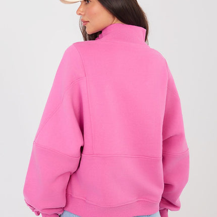 Stylish Womens Minimalist Sweatshirt Standard Length With Long Sleeves - Très Elite