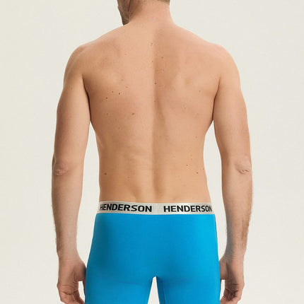 Two Pack Mens Boxers Blue Navy With Longer Leg And Breathable Comfort - Très Elite