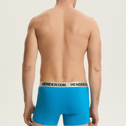 Two Pack Mens Boxers Set In Blue And Navy Comfortable Fitted Cut - Très Elite