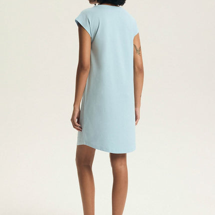 Nightshirt Model 224356 With Subtle Print Round Neck Short Sleeves - Très Elite