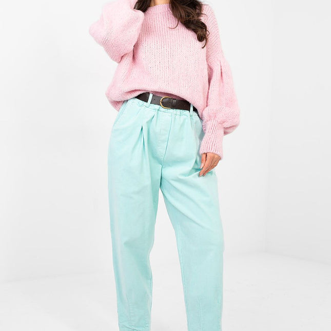 Casual Womens Acrylic Blend Pullover Sweater Regular Length No Fastening 224365 - Très Elite