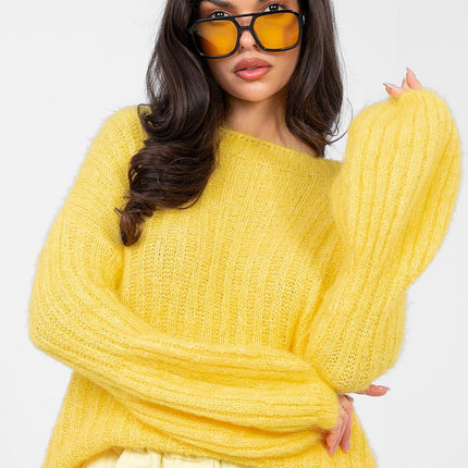 Elegant Womens Sweater Model 224367 For Everyday And Workwear Round Neckline - Très Elite