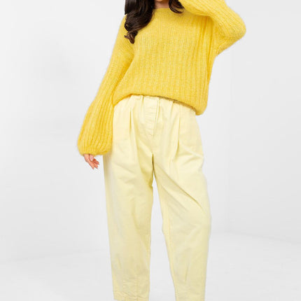 Elegant Womens Sweater Model 224367 For Everyday And Workwear Round Neckline - Très Elite