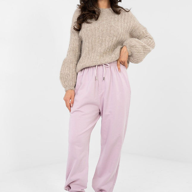 Jumper 224368 Womens Loose Fit Casual Long Sleeve Round Neck Sweater - Très Elite