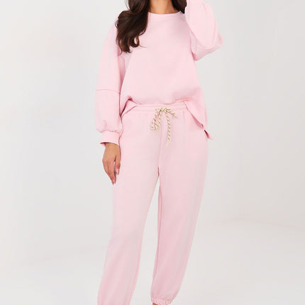 Casual Tracksuit Set 224375 Long Sleeve Sweatshirt Round Neck - Très Elite