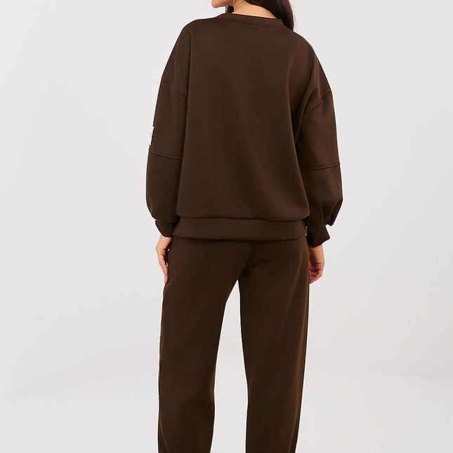 Casual Tracksuit Set With Long Sleeve Round Neck Sweatshirt Model 224378 - Très Elite