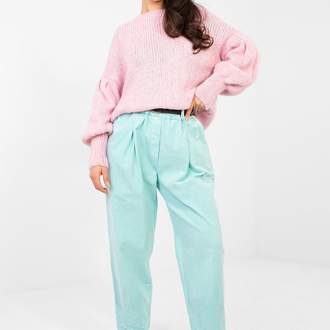 Corduroy Carrot Pants Model 224385 For Everyday And Workwear - Très Elite