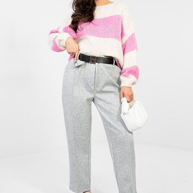 Smart Tracksuit Trousers 224387 With Viscose Elastane Blend - Très Elite