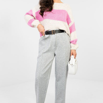 Smart Tracksuit Trousers 224387 With Viscose Elastane Blend - Très Elite