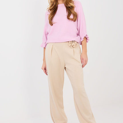 Elegant Tracksuit Trousers Jogger Pants With Ribbed Cuffs Versatile Everyday Use - Très Elite