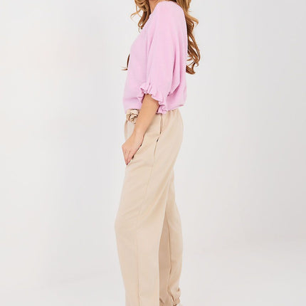 Elegant Tracksuit Trousers Jogger Pants With Ribbed Cuffs Versatile Everyday Use - Très Elite