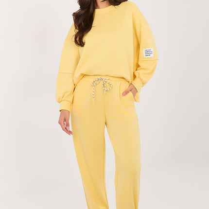 Casual Tracksuit Set 224377 With Round Neck Sweatshirt For Everyday Wear - Très Elite