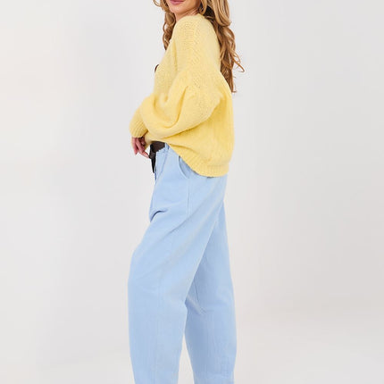 Corduroy Trousers Carrot Fit Model 224381 For Everyday Workwear And Urban Style - Très Elite