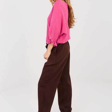 Elegant Tracksuit Trousers With Cuffed Ankles Model 224393 - Très Elite