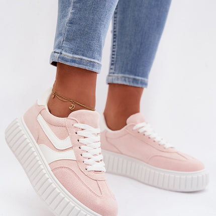 Eco Suede Platform Sneakers With All Day Comfort And Style - Très Elite