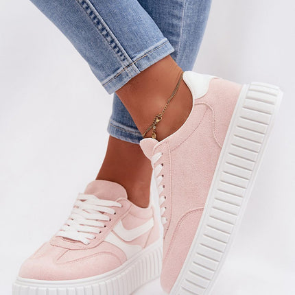 Eco Suede Platform Sneakers With All Day Comfort And Style - Très Elite