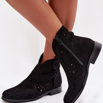 Step in Style Professional Leather Boots with Cushioned Insole