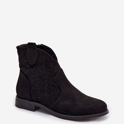 Step in Style Professional Leather Boots with Cushioned Insole