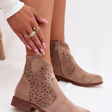 Step in Style Professional Leather Boots with Cushioned Insole