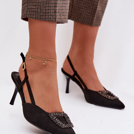Step in Style Women's Heel Sandals - Comfortable Fit & Elegant Design