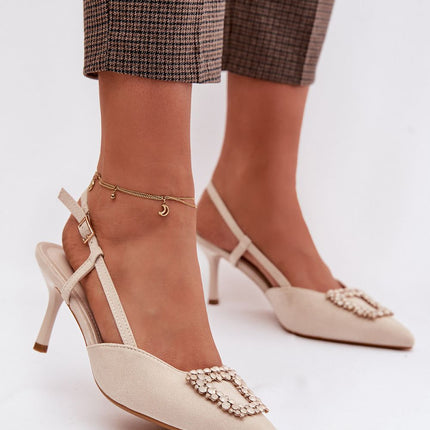 Step in Style Women's Heel Sandals - Comfortable Fit & Elegant Design