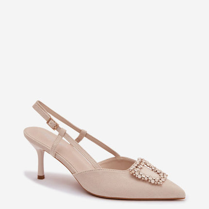 Step in Style Women's Heel Sandals - Comfortable Fit & Elegant Design