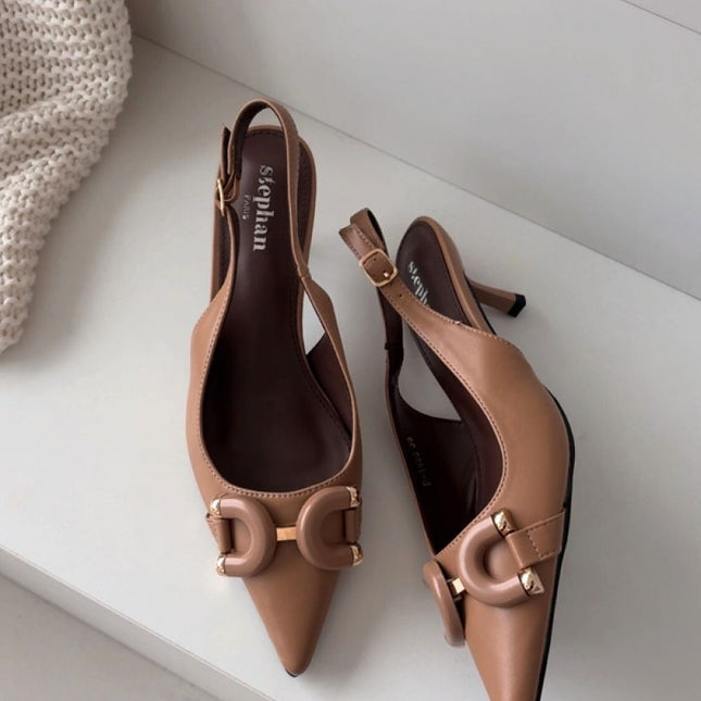 Step in Style Women's Heel Sandals - Comfortable, Elegant Design
