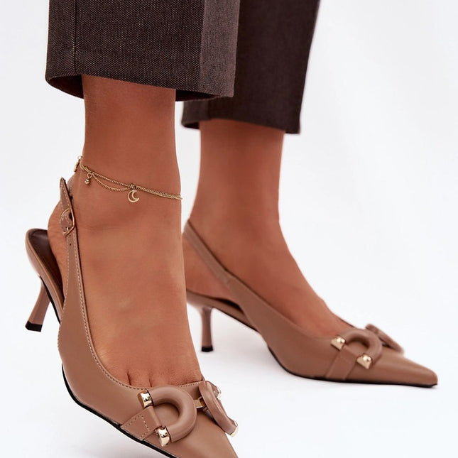 Step in Style Women's Heel Sandals - Comfortable, Elegant Design