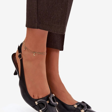 Step in Style Women's Heel Sandals - Comfortable, Elegant Design