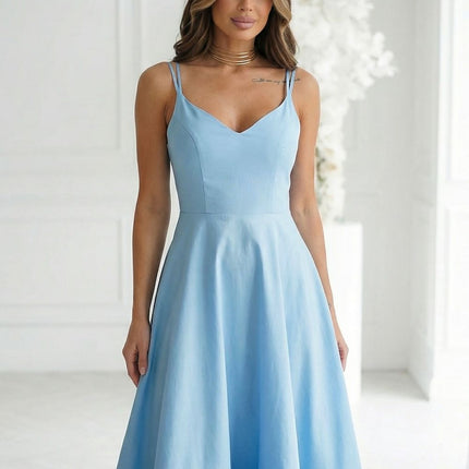 Bicotone Elegant Cocktail Dress - Sleeveless & Flattering Fit