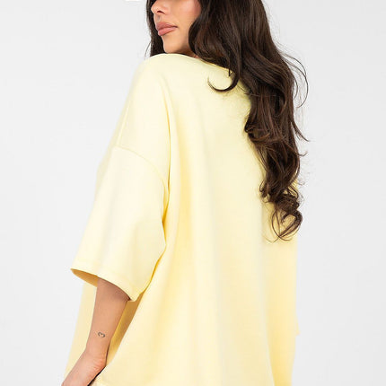Rue Paris Elegant Professional Blouse with Long Sleeves and Soft Fabri