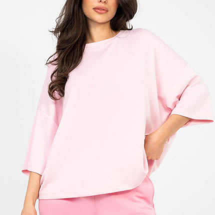 Rue Paris Elegant Professional Blouse with Long Sleeves and Soft Fabri