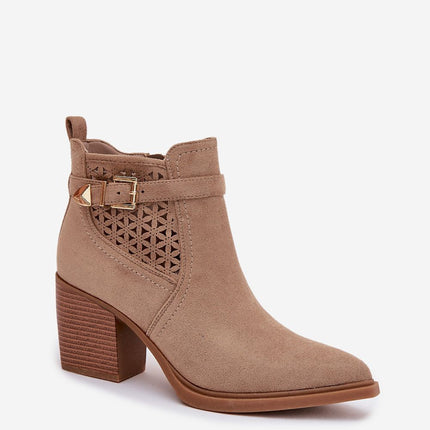 Step in Style Professional Heel Boots with Cushioned Insole & Durable